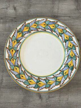 Fratelli Mari Deruta for Cottura Hand Painted Italian 11" Plate * Discontinued